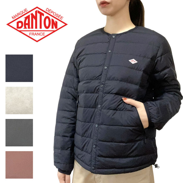 DANTONインナーダウンクルーネックジャケット WOMEN DANTON | クルーネック インナーダウンジャケット WOMEN（ダウン