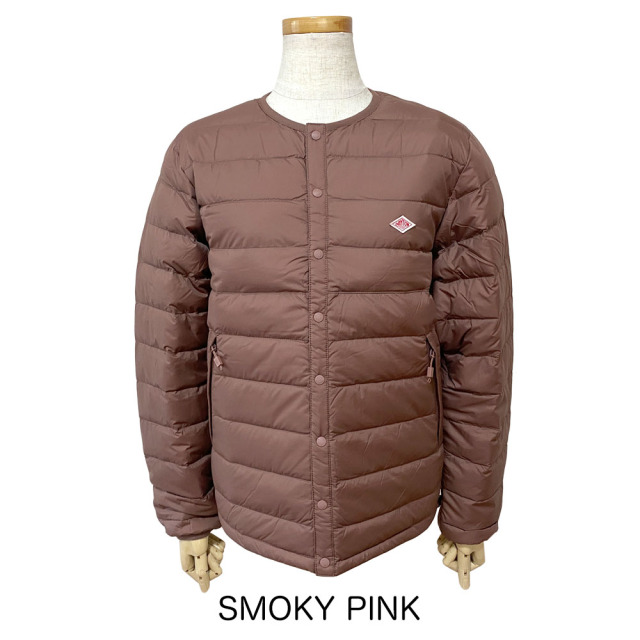 DANTON ダントン クルーネック インナーダウンジャケット レディース