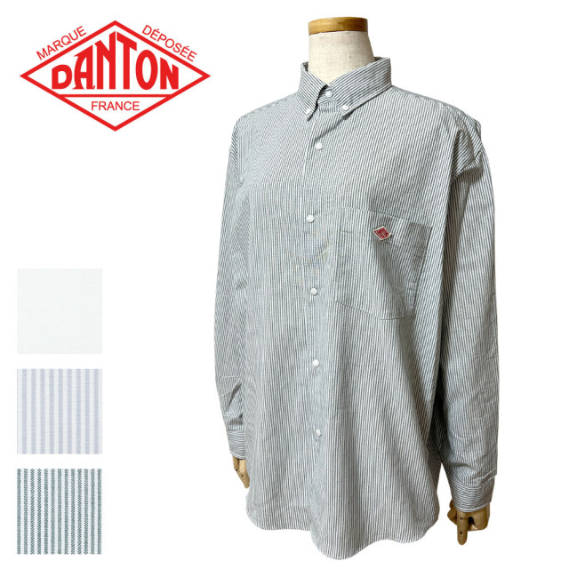 DANTON グレー ボタンシャツ サイズ38 楽天市場】レディース 36-38♪ ダントン ボタンダウン 綿 ポリエステル