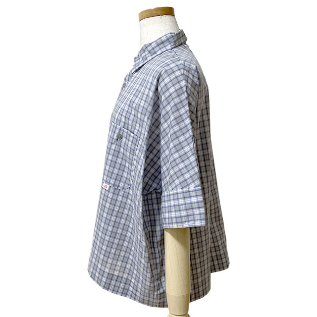 DANTON ダントン ドルマン ショートスリーブ ワークシャツ