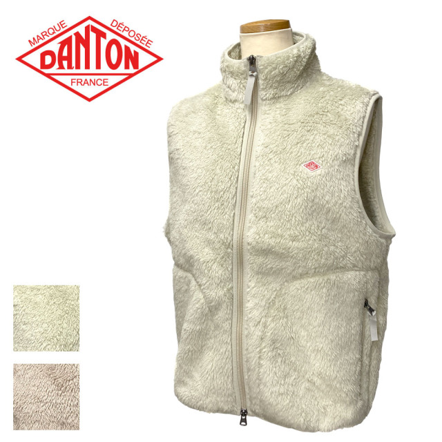 DANTON ハイパイルフリース ジップベスト Lady's 【DT-A0176 HPF