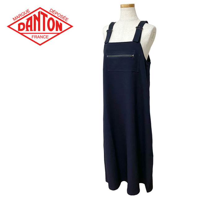 新品タグ付き　DANTON サイズ36　サロペットスカート　ネイビー 楽天市場】DANTON(ダントン) サロペットスカート(DT-F0009MHT