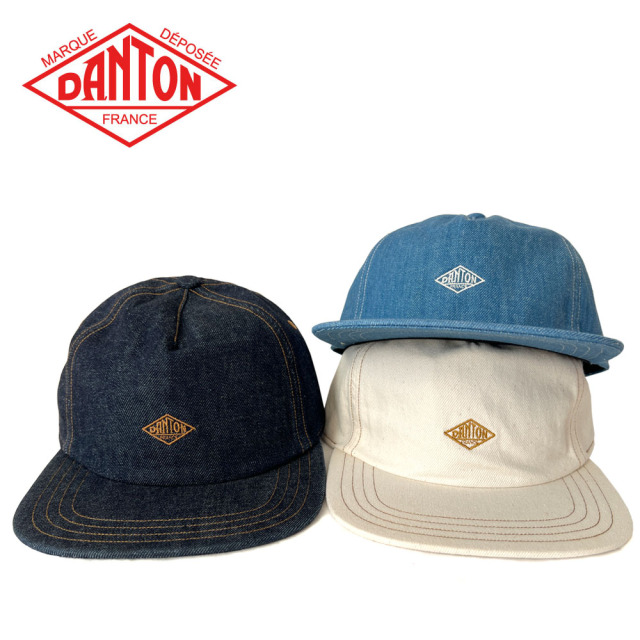 DANTON ダントン カラーステッチ Mパネルキャップ ユニセックス DT-H0264 YMN