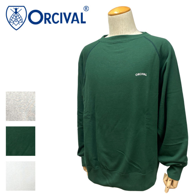 Orcival オーシバル ラグランスリーブスウェット メンズ OR-C0158 MAZ