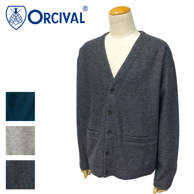 Orcival Vネックカーディガン Men's 【OR-C0282 WPJ】