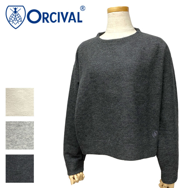 Orcival ウールパイル クルーネックショートプルオーバー Lady's 【OR-C0278 WPJ】