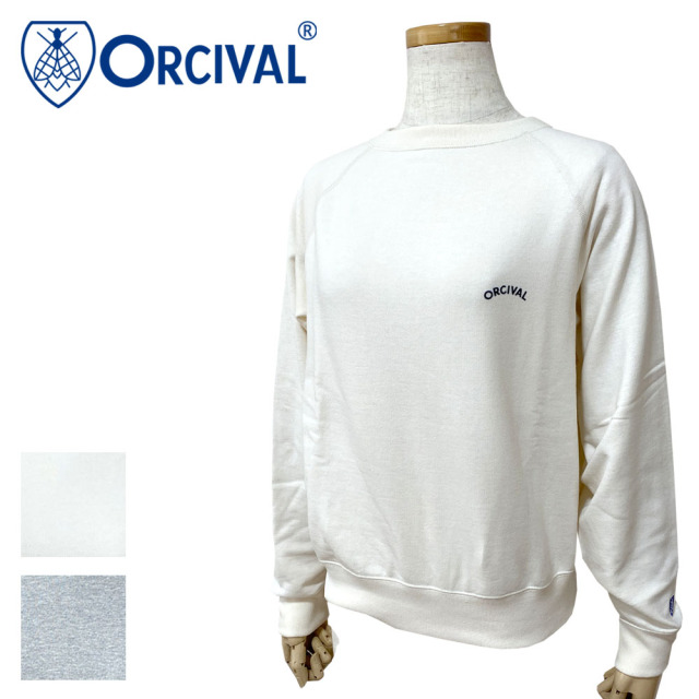 Orcival オーシバル コットン裏毛 スウェットプルオーバー レディース OR-C0429 MAZ
