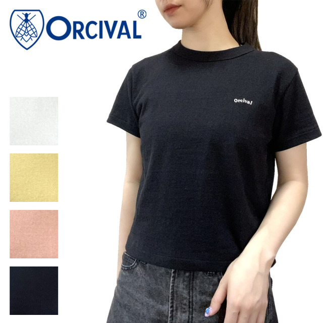 オーシバル ORCIVAL エンブロイダリー ショート スリーブ Tシャツ EMBROIDERY SHORT SLEEVE T-SHIRT #OR-C0418 MIT レディース トップス 半袖 ORCIVAL tシャツ ORCIVAL/オーシバル エンブロイダリーショート