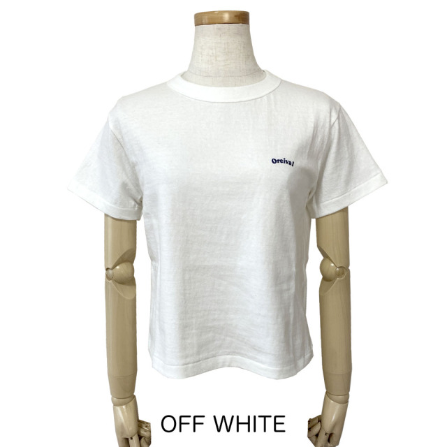 Orcival オーシバル エンブロイダリー ショートスリーブ Tシャツ