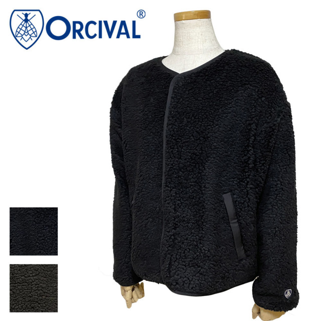 Orcival ウールボア カラーレス ブルゾン Lady's 【OR-A0232 WBA】