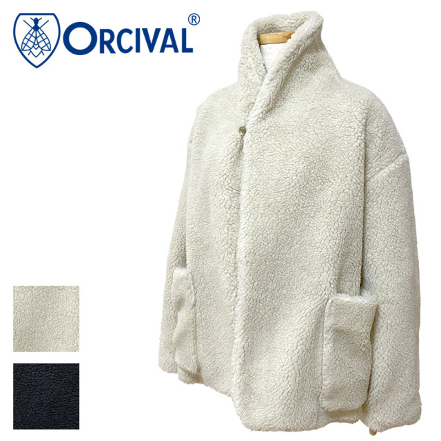 Orcival オーシバル ボア ショールカラージャケット レディース Orcival オーシバル ボア ショールカラージャケット レディース