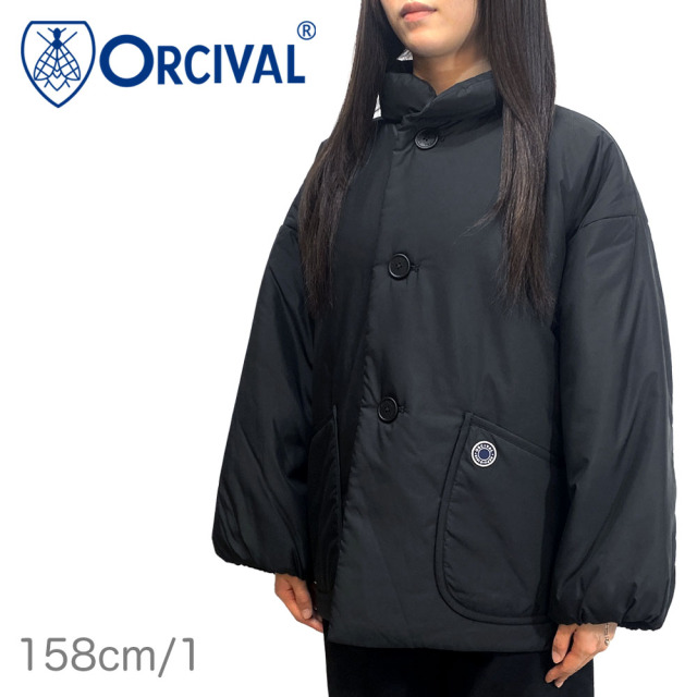 Orcival オーシバル ポリタフタ スタンドカラー中綿ジャケット レディース OR-A0830 RTF