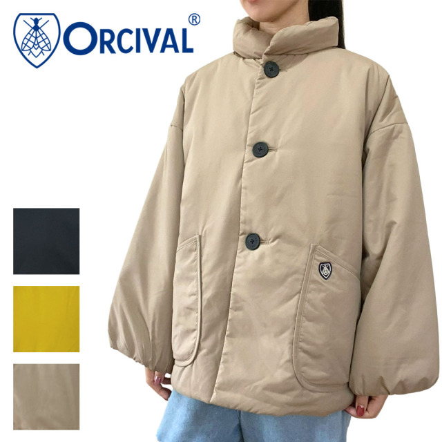 Orcival オーシバル スタンドカラー 中綿ブルゾン レディース OR-A0580 BTT