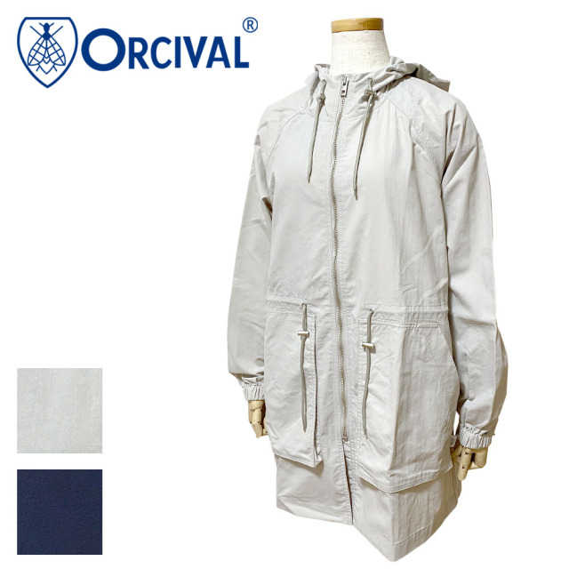 Orcival オーシバル ナイロン ジップフードジャケット レディース OR-A0689 NTT