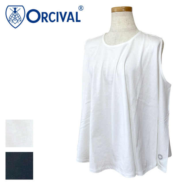 Orcival オーシバル スリーブレス フレア ブラウス トップス レディース OR-C0422 OEJ Orcival オーシバル スリーブレス フレア ブラウス トップス