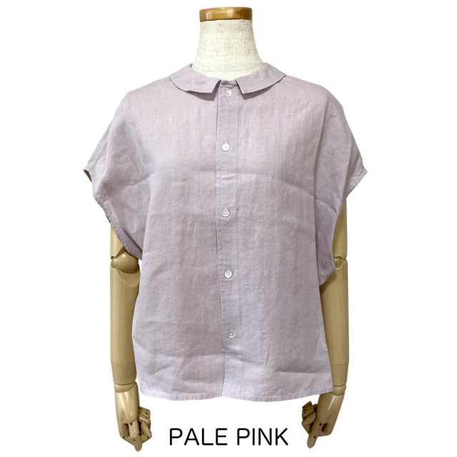 今季美品【ORCIVAL】リネン スリーブレスシャツ ペールピンク 楽天市場