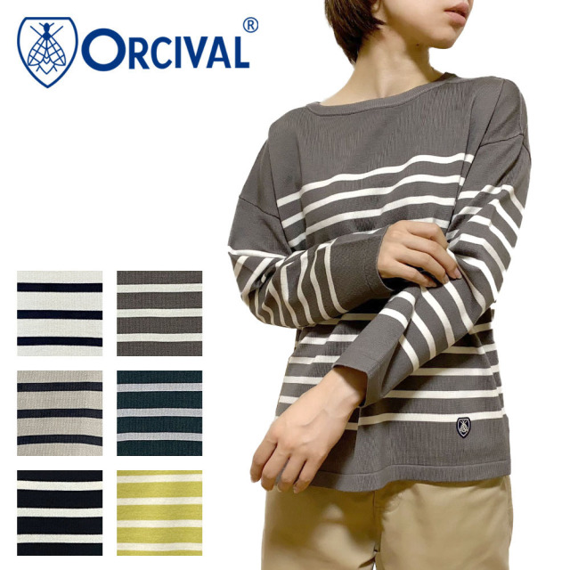 Orcival ニットクルーネックプルオーバー Lady's 【OR-D0009 CRA】