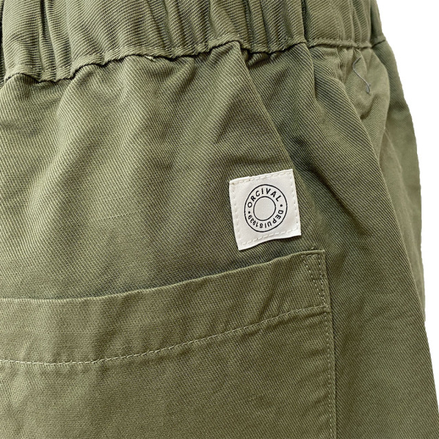 Orcival オーシバル コットンリネン イージーカーゴパンツ