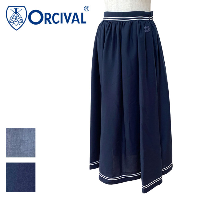 Orcival オーシバル ダンガリー セーラースカート レディース OR-F0075 CDN