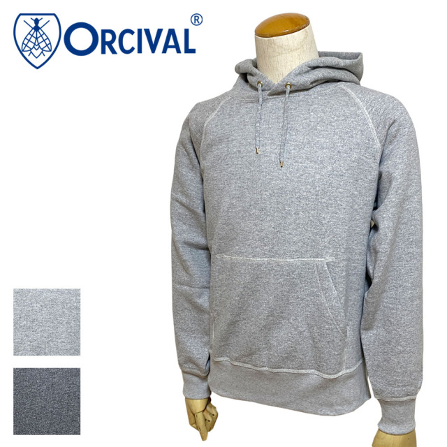 Orcival フレンチテリー プルオーバーパーカー (メンズ・レディース) 【OR-C0155】