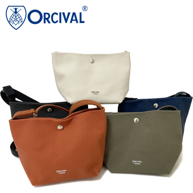 Orcival ライトキャンバス ショルダーポーチ 小 【OR-H0075 LCV】