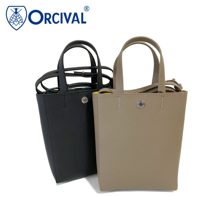 Orcival オーシバル ダブルフェイスレザー 2WAYトートバッグ OR-H0346 DFT