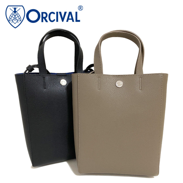 Orcival オーシバル ダブルフェイスレザー 2WAYトートバッグ Sサイズ OR-H0346 DFT