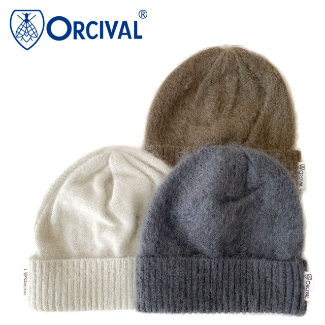 Orcival オーシバル モヘア ニットキャップ ユニセックス OR-H0334 MOH