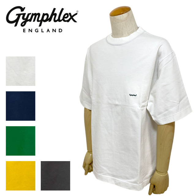 Gymphlex HEAVY WEIGHT クルーネック半袖Tシャツ Men's 【J-9271 HWJ】