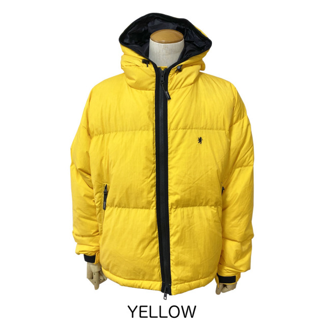 Gymphlex ジムフレックス ジップ フード ダウンジャケット メンズ GY