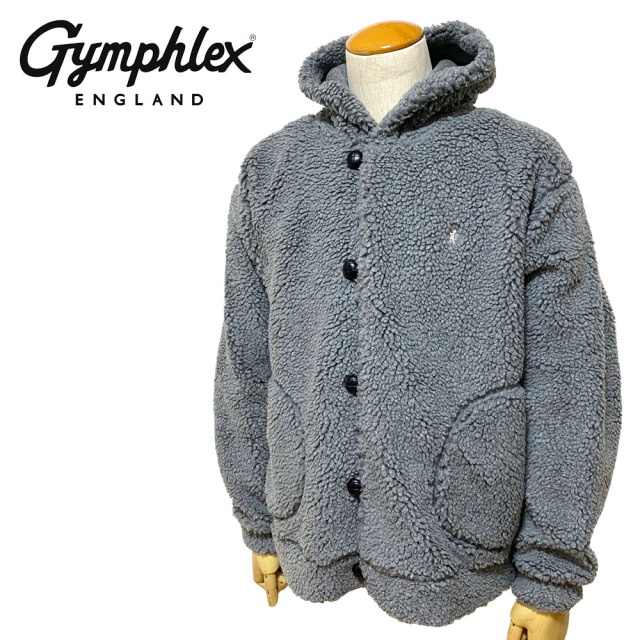 Gymphlex ジムフレックス ボア フードジャケット メンズ GY-A0727 BOA