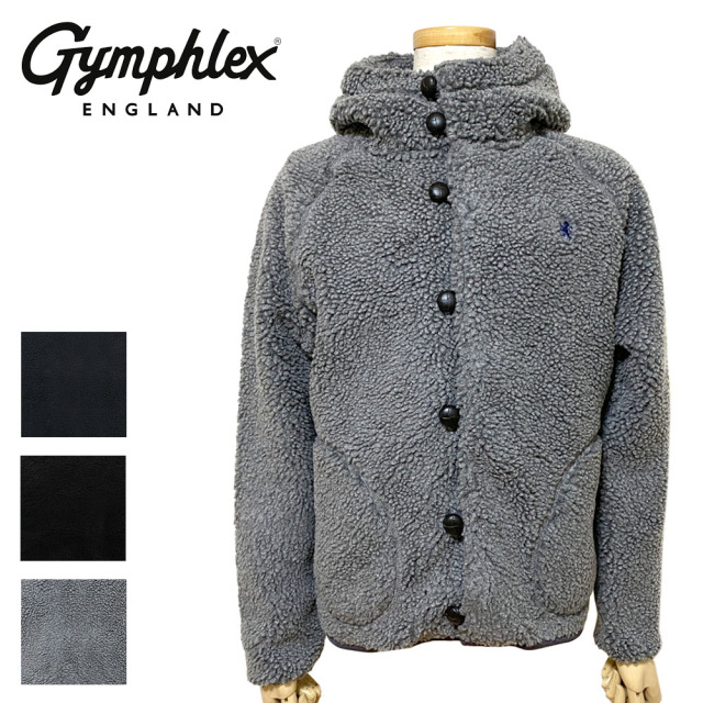 Gymphlex ボアフードジャケット Men's 【J-1185 PL】