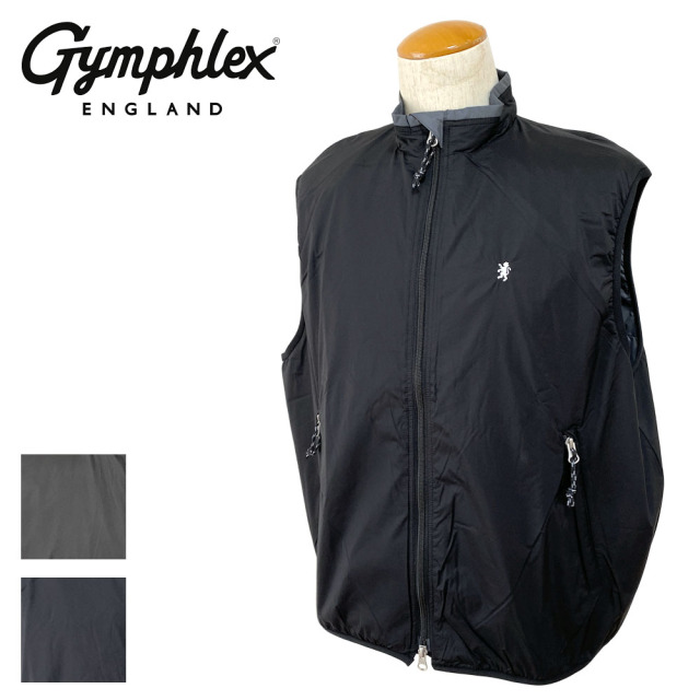 Gymphlex ジムフレックス ライトインサレーション ジップベスト メンズ
