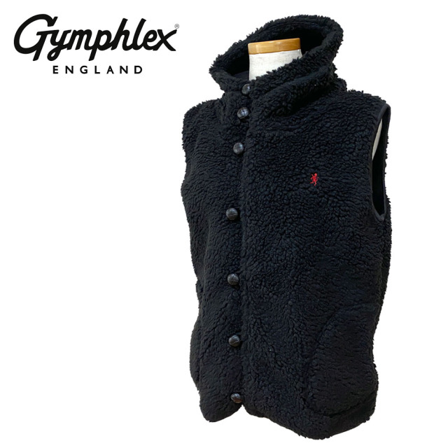 Gymphlex ジムフレックス ボア フーデッド ベスト メンズ J-1069 BOA
