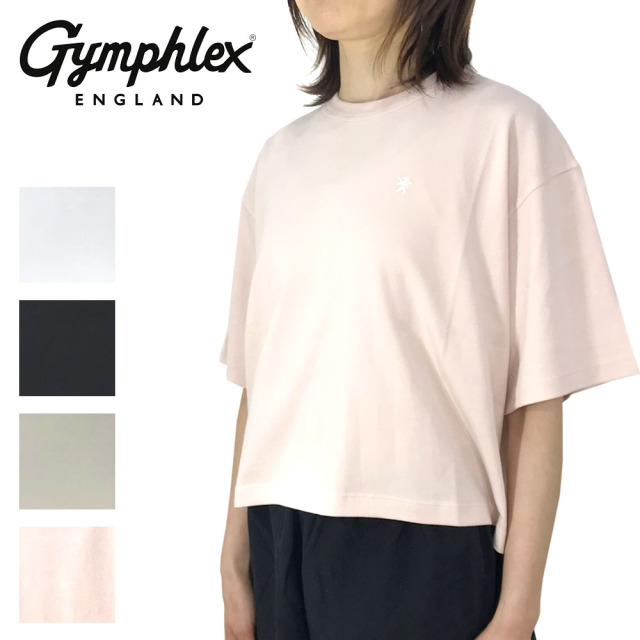 レディース　Gymphlex　ジムフレックス　クルーネックショートプルオーバー　CREWNECK SHORT PULLOVER　GY-C0324CPJ gymph-gy-c0324flk_s2.jpg