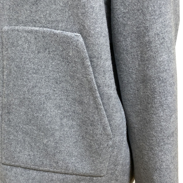 Le glazik ウールナイロンモッサ カラーレス ショートコート Lady's