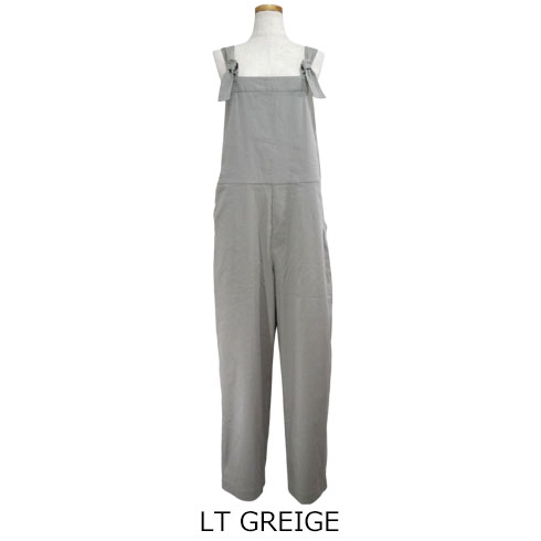 Le glazik ストレッチタイプライタークロス サロペット Lady's