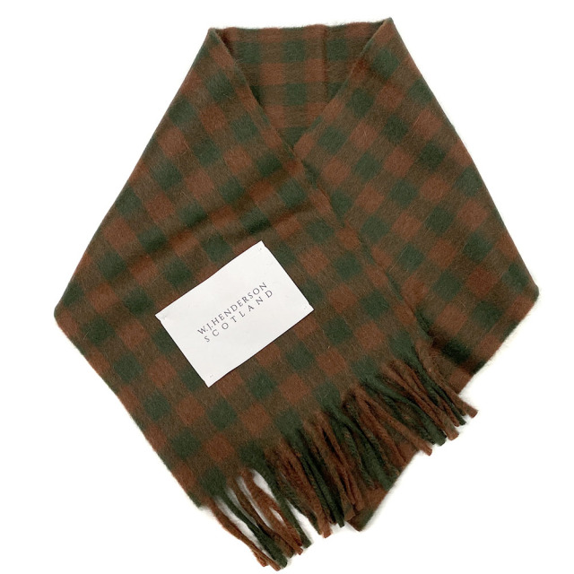 新品　W. J. HENDERSON SCOTLAND | チェック マフラー W. J. HENDERSON SCOTLAND 最大51%☆8/24限定 ダブルジェイ