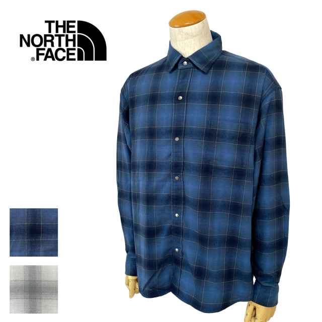 THE NORTH FACE ザ・ノース・フェイス L/S Flannel Ombre Check Shirt ロングスリーブフランネルオンブレチェックシャツ メンズ NR62630