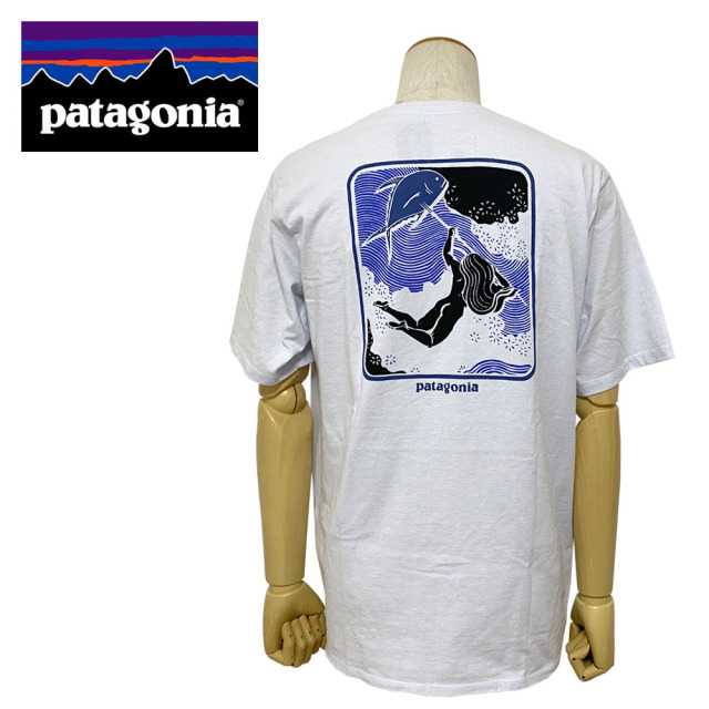 希少新品未使用　patagonia defend our oceans Ｍサイズ patagonia Ms Defend Our Oceans Responsibili-Tee 【37573