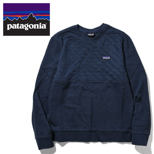 patagonia Ms Organic Cotton Quilt Crewneck Sweatshirt【25320】