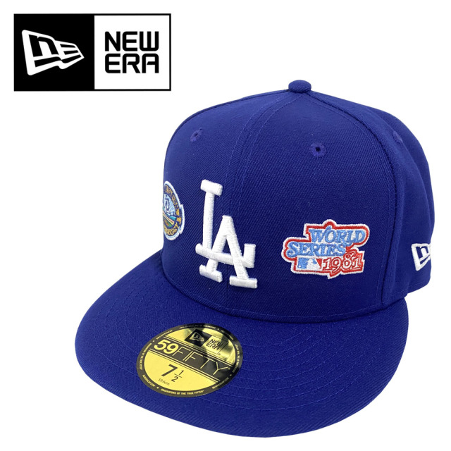 NEW ERA ニューエラ 59FIFTY MLB Allover ロサンゼルス・ドジャース ダークロイヤル 14307695