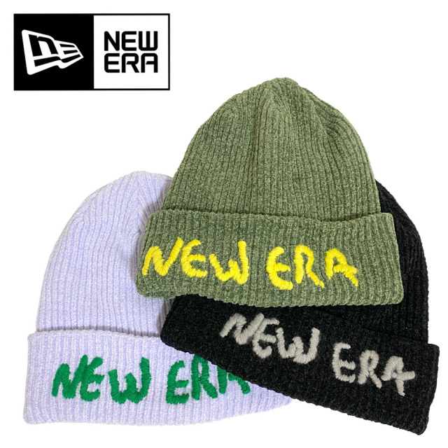 NEW ERA ニューエラ ベーシック カフニット モールヤーンニット 14670073 14670074 14670075