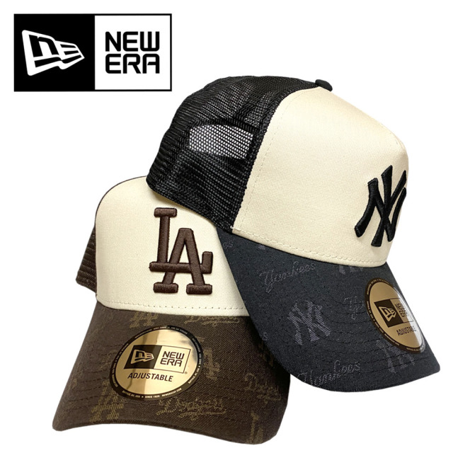 NEW ERA ニューエラ 9FORTY A-Frame トラッカー MLB Jacquard ニューヨーク・ヤンキース ロサンゼルス・ドジャース 14744896 14744915