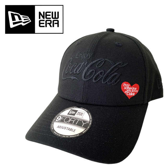 NEW ERA ニューエラ 9FORTY Coca-Cola designed by Kosuke Kawamura コカ・コーラ ブラック 15156410