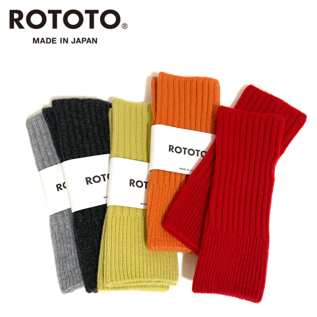 RoToTo SEAMLESS HAND WARMER "MERINO OPTIMO & CASHMERE" Unisex 【R5081】