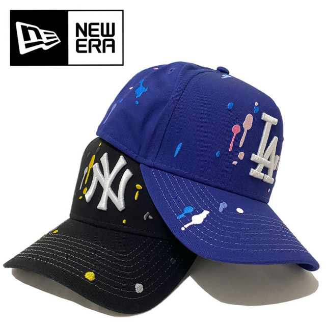 NEW ERA 9FORTY A-Frame スプラッシュエンブロイダリー (ニューヨーク・ヤンキース/ロサンゼルス・ドジャース) 【13054533/13054539】