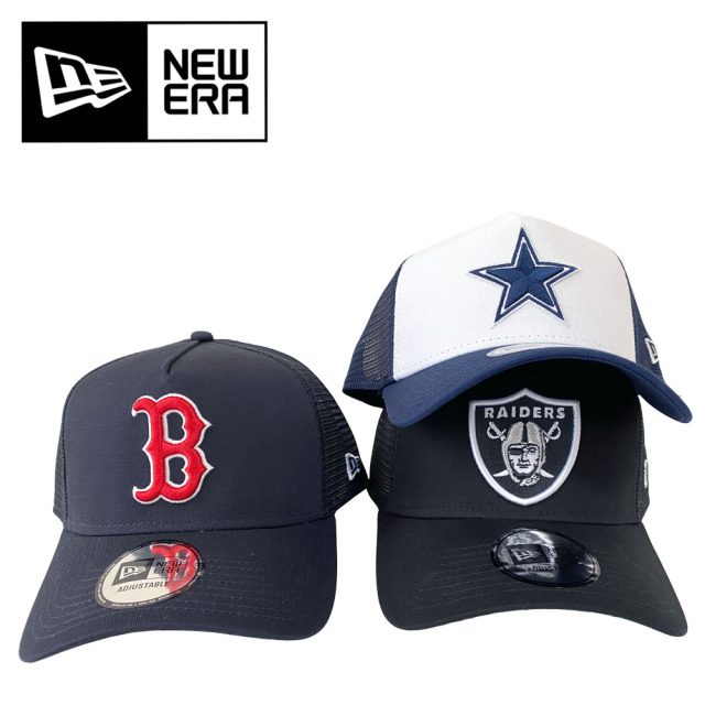NEW ERA ニューエラ 9FORTY A-Frame トラッカー ラスベガス・レイダース ダラス・カウボーイズ ボストン・レッドソックス 12746892 12746928 12746933