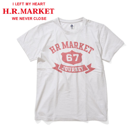 HOLLYWOOD RANCH MARKET カレッジリボン HR MARKET Tシャツ【700081143】