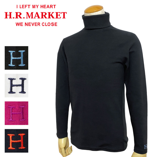 HOLLYWOOD RANCH MARKET ストレッチフライス タートルネック ロングスリーブ Tシャツ ユニセックス【1004666】